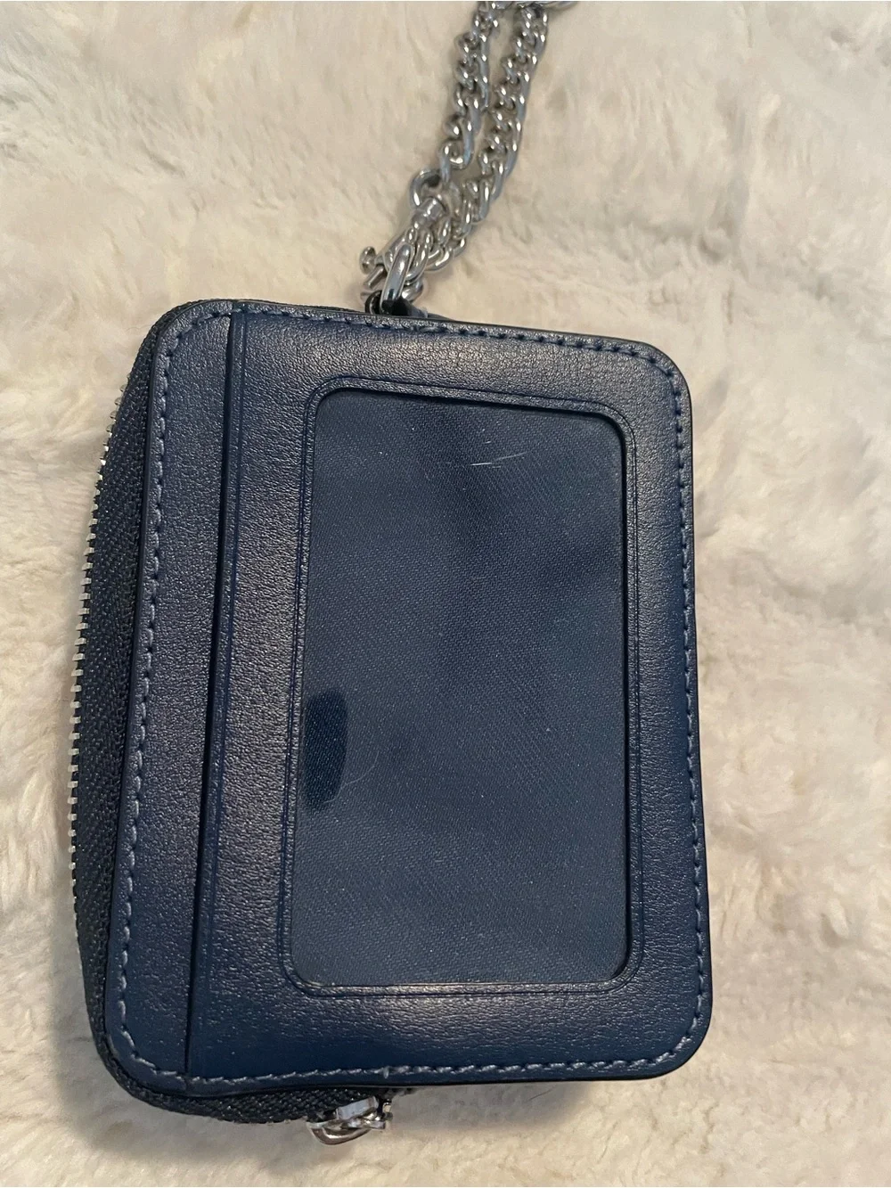 Coach quilted denim